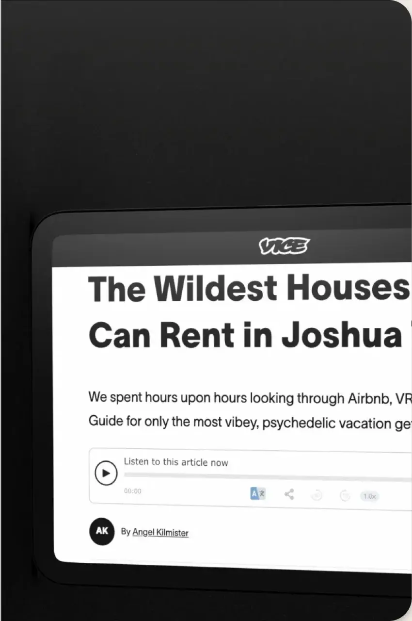 Vice feature: The Wildest Houses You Can Rent in Joshua Tree