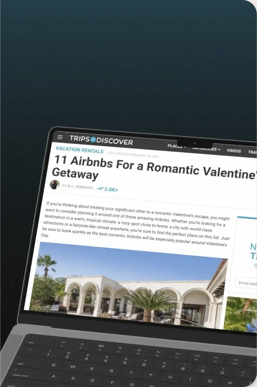Trips To Discover feature: Best of Airbnb