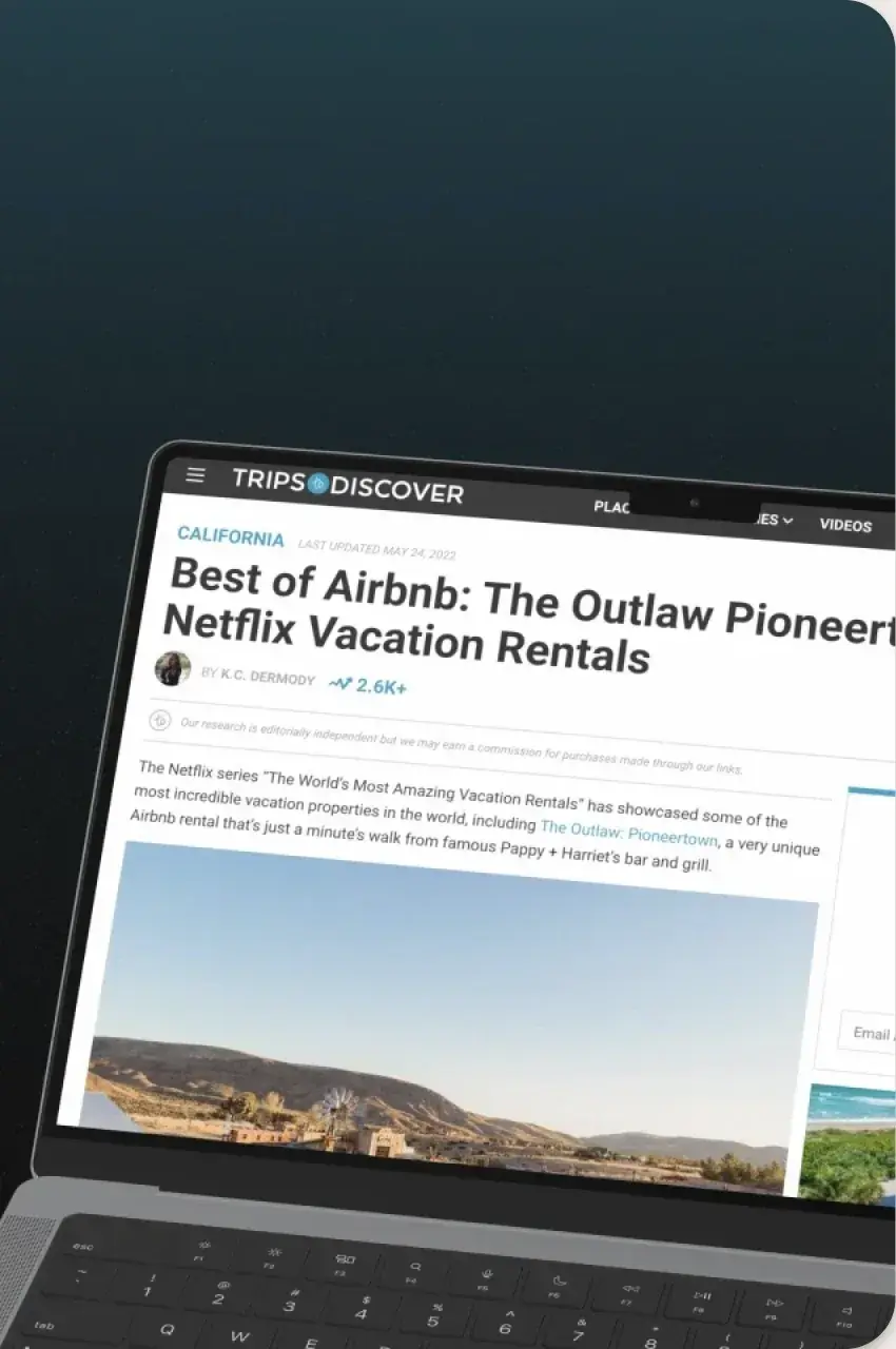 Trips To Discover feature: 11 Airbnbs for a Romantic Getaway