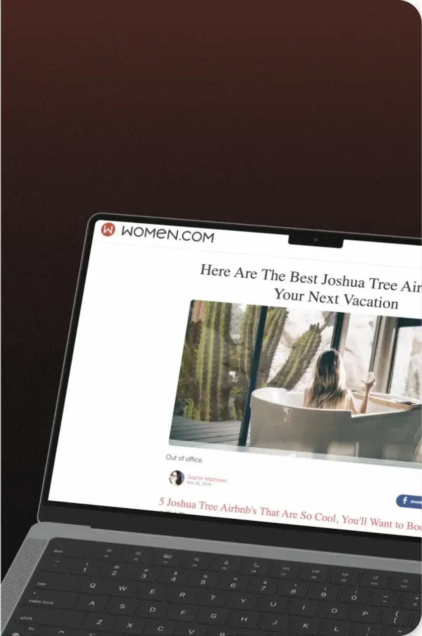 Women.com feature: 5 Joshua Tree Airbnbs to Book ASAP