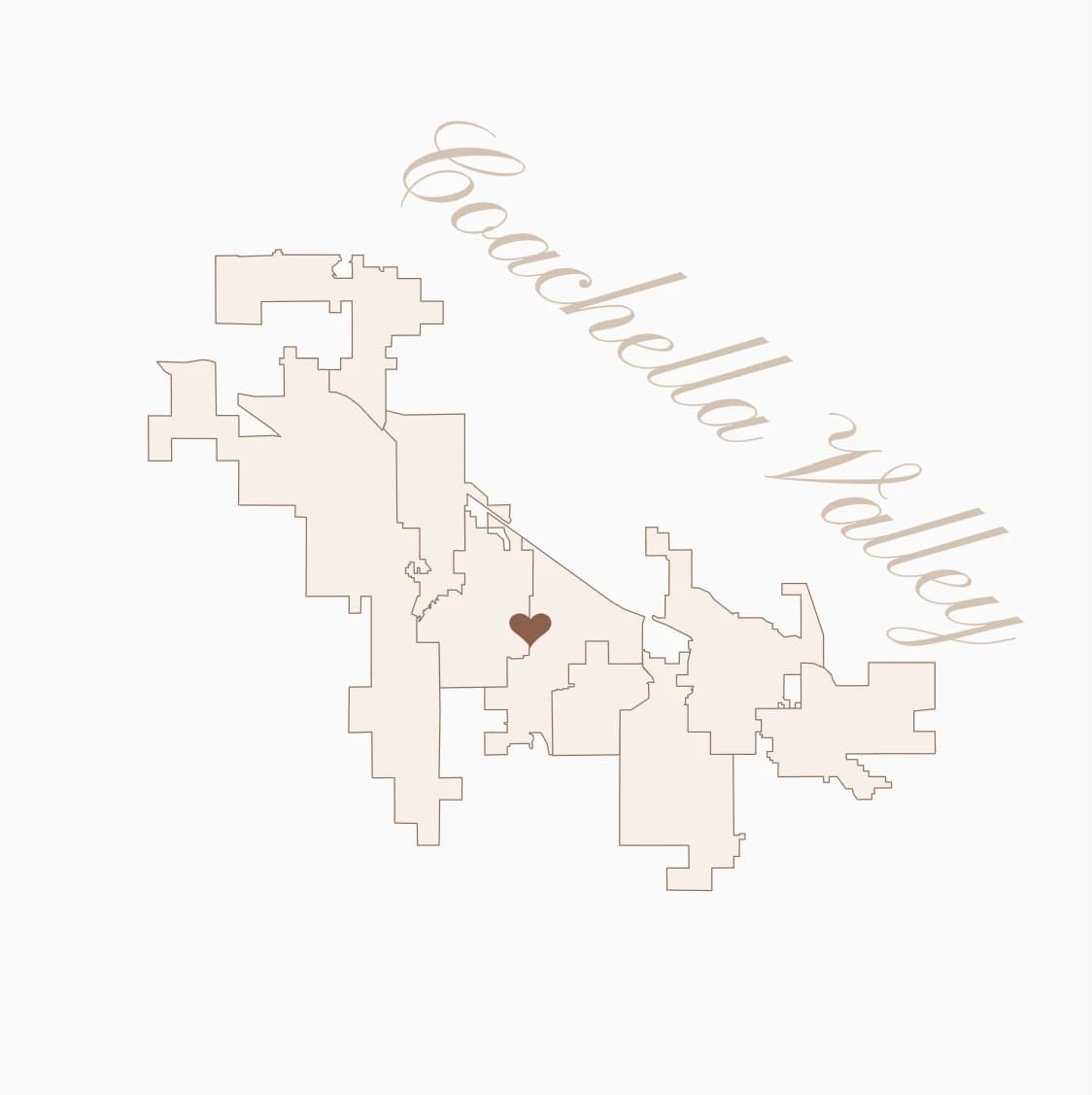 Coachella Valley, California. Cohost service area